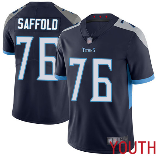 Tennessee Titans Limited Navy Blue Youth Rodger Saffold Home Jersey NFL Football #76 Vapor Untouchable->youth nfl jersey->Youth Jersey